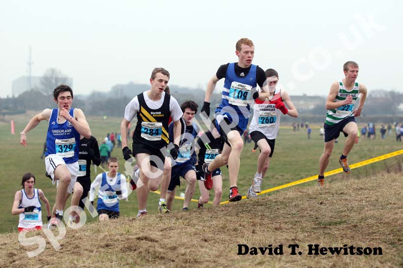 Under-17s start,  North East Harrier League, Wrekerton, Gateshead.